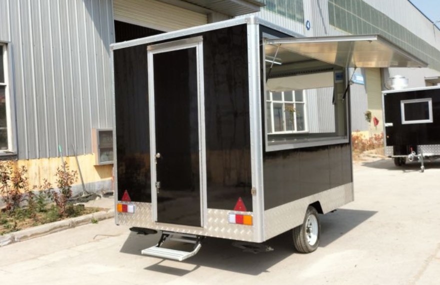 custom built fast food trailer